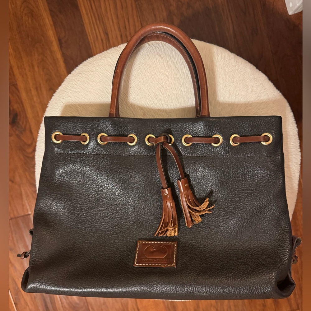 Dooney & Bourke Pebble Grain Tassel Tote